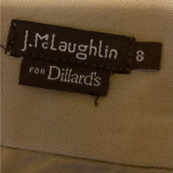 J. McLaughlin Dillards tan skirt Size 8 - Picture 5 of 5